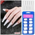 thumbnail image 2 of EARKITY 100pcs Coffin Press on Nails Kit, Long Ballerina Full Cover Fake Nail Acrylic Tips Artificial Fingernails False Manicure, 2 of 3