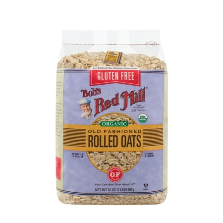 Bob's Red Mill Gluten Free Rolled Oats, Old Fashioned, 32 (Best Old Fashioned Oatmeal Recipe)
