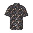 thumbnail image 3 of Picia Mushroom Gentle Cotton Regular Fit Short Sleeve Casual Hawaiian Shirt for Men-Large, 3 of 9