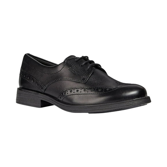 Geox J Agata D Girls Leather Lace Up Shoe