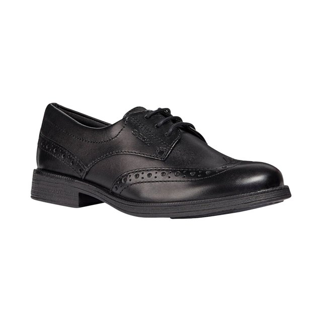 Geox J Agata D Girls Leather Lace Up Shoe
