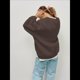 thumbnail image 5 of Sudaderas de Mujer con Cuello Redondo, Forro , Suéteres Oversize, Otoño 2025, Blusas Bonitas, Ropa Preppy Estilo I M, 5 of 8