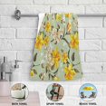 thumbnail image 5 of Dreamtimes Spring Yellow Flower Hand Towels 2 PCS, Lovely Floral Kitchen Towel Ultra Soft and Highly Absorbent,Decorative Fingertip Face Towel for Bathroom Hotel, 28.3"x 14.4", 5 of 5