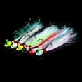 thumbnail image 2 of 6PCS Bucktail Jigs Fishing Lures Lead Teaser Jig Head Bass Saltwater Lure USA, 2 of 27