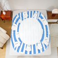 thumbnail image 4 of Manfei Cartoon Ghost Halloween Fitted Sheet Queen,Bat And Spider Web Bedding,3pcs,1 Fitted Sheet and 2 Pillowcases, 4 of 6