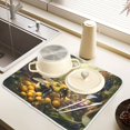 thumbnail image 6 of Ryvnso Bee in Grapes Dish Drying Mat for Kitchen Countertop 18x24 Large Dish Pad Drainer Rack Dish Sink Mats, 6 of 7