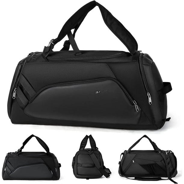 Bolsa de lona grande para hombres, bolsa de transporte para aviones, viajes, mochila impermeable para gimnasio, bolsa de fin de semana deportiva, bolsas de viaje para hombres, bolsa de noche con compa JFHHH pequeña