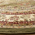 thumbnail image 3 of SAFAVIEH Lyndhurst Isadora Floral Area Rug, Sage/Ivory, 4' x 4' Round, 3 of 7