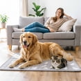 thumbnail image 6 of Dog Cooling Mat for Summer, Portable Pet Ice Silk Mat 11.8"x15.7", Breathable Resistant Pad for Dogs Cats, Reversible Washable Pet Blanket for Bed Couch Sofa Indoor Outdoor Use, 6 of 6