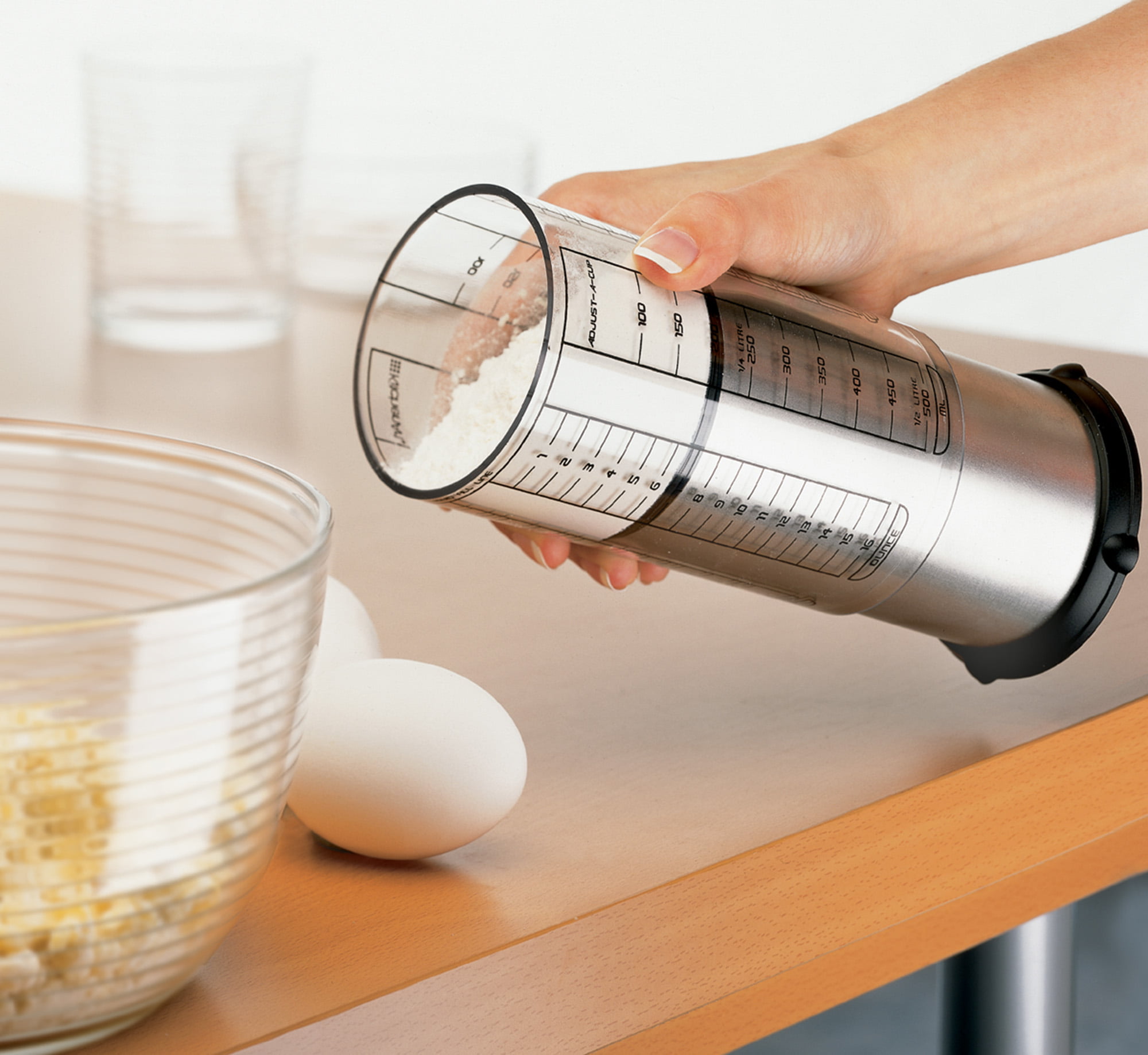 KitchenArt Pro Adjust-A-Tablespoon Measuring Spoon, Satin Finish