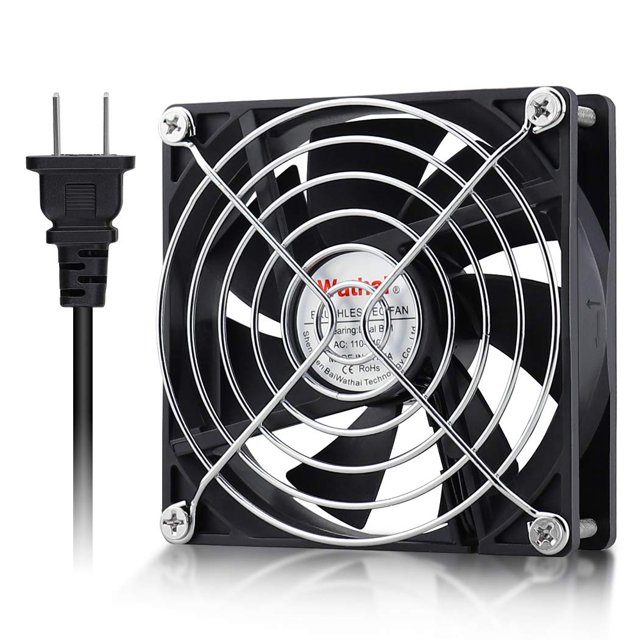 Ventilador de refrigeración Wathai EC 90 mm x 25 mm, bola AC axial 110-240 V