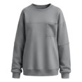 thumbnail image 3 of qafoshin Plus Size Sweatshirts for Women Oversized Pullover Long Sleeve Tops Crew Neck Basic Daily Tops, 3 of 6