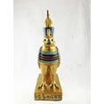 thumbnail image 4 of Egyptian War Sky & Protection Deity Royal Horus Falcon Bird Figurine Sculpture, 4 of 4