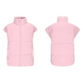thumbnail image 5 of Puffer Vest for Women Sleeveless Zip Up Stand Collar Padded Jackets with Pockets Pink XL, 5 of 9