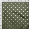 thumbnail image 4 of oneOone Polyester Lycra Light Green Fabric Hearts Dress Material Fabric Print Fabric By The Yard 56 Inch Wide, 4 of 6