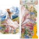 thumbnail image 1 of 3 láminas de calcomanías para muebles con diseño de mujer y flores silvestres (30 x 15 cm). Adhesivos UV autoadhesivos para decoración de paredes y manualidades., 1 of 7