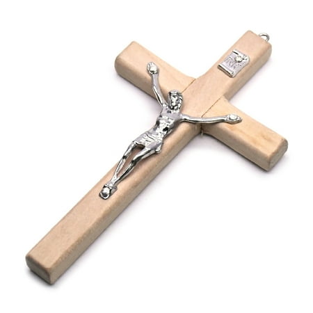

5pcs Wooden Christ Jesus for Cross Suffering Statue Religious Prayer Crucifix Hanging Pendant Hand Holding
