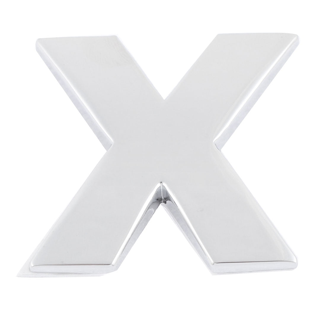 Pilot 1.5/" x 1/" Inch Stick On Bling Chrome Letter V