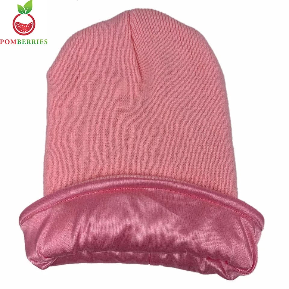 Satin Lined Fashion Cap Hair Cover 