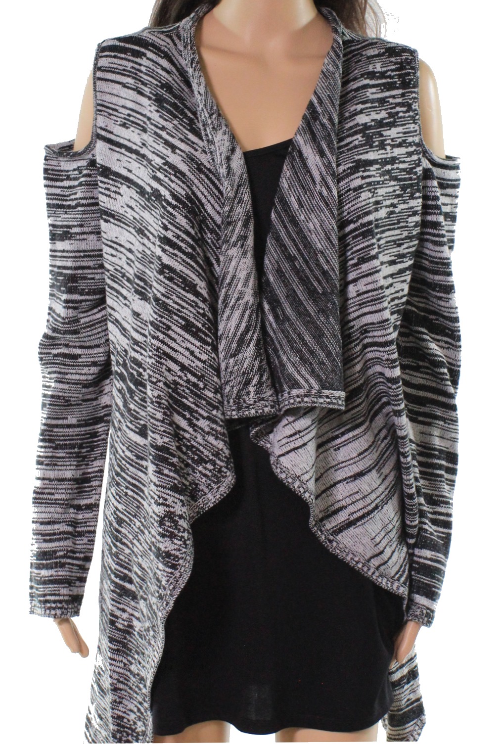 walmart black cardigan sweater