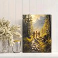 thumbnail image 2 of Qisvanset 12x16 Inch Jesus Emmaus Road Canvas Wall Art, Biblical Disciples Painting Countryside Religious Decor, 2 of 8