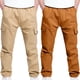 thumbnail image 1 of Cowsor 2PC Boys Cargo Sweatpants Casual Hiking Pants Joggers Athletic Trousers Cotton Loose Straight Pants for Men, 1 of 6