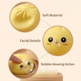 thumbnail image 2 of CQHVKQ 4" Dumpling Squishy Mystery Box, Rainbow Mystery Dumpling Squishy with Blowing Bubbles, Dumpling Stress Squeeze Balls with Steamer Box, Stress Relief Squishy Dumpling Toys for Kids, Yellow, 2 of 9