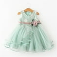 thumbnail image 4 of Baby Girl Toddler Party Tutu Dress Pageant Wedding Birthday Princess Christening, 4 of 5