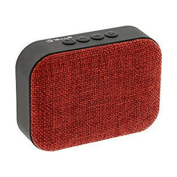 TELLUR Callisto Bluetooth Speaker, FM Radio, Hands-Free Calls, MicroSD, USB, (Red)