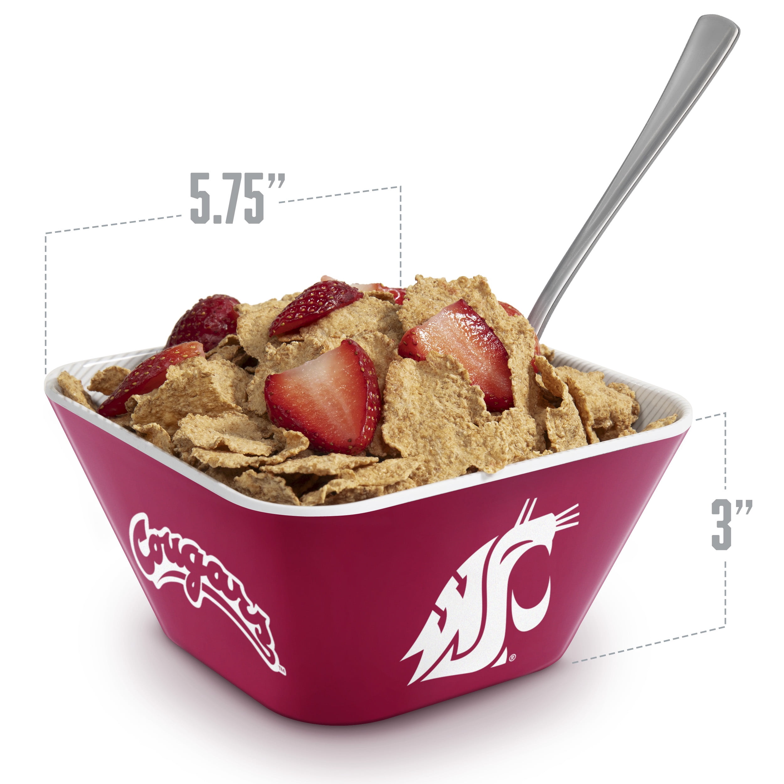 YouTheFan NCAA Washington State Cougars Small Snack Bowl