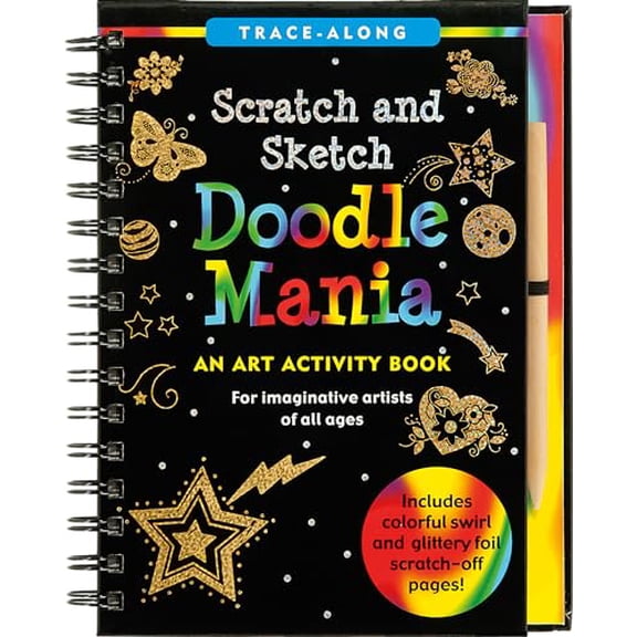 Pre-Owned Scratch & Sketch Doodle Mania (Trace-Along) [With Wooden Stylus] (Spiral-bound) 1441317279 9781441317278