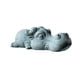 thumbnail image 1 of Figura de mascota de té en miniatura de piedra arenisca verde con postura para dormir, adorno de mesa Búfalo, 1 of 9