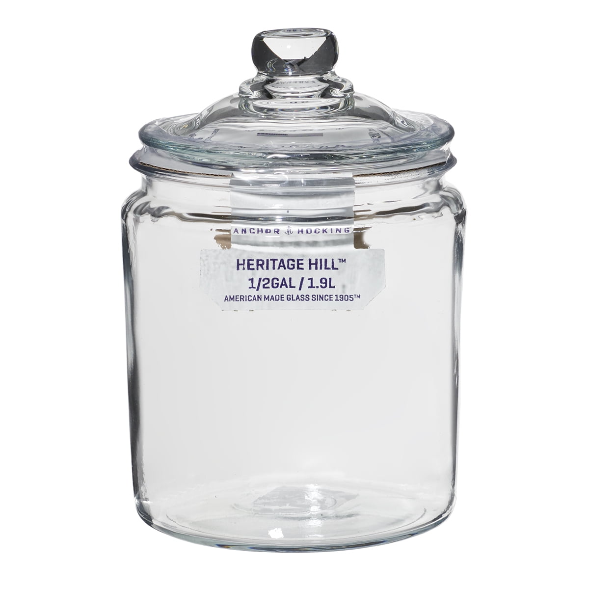 Ball .5 Gallon Heritage Hill Glass Jar  Glass jars with lids, Clear glass  jars, Ceramic kitchen canisters