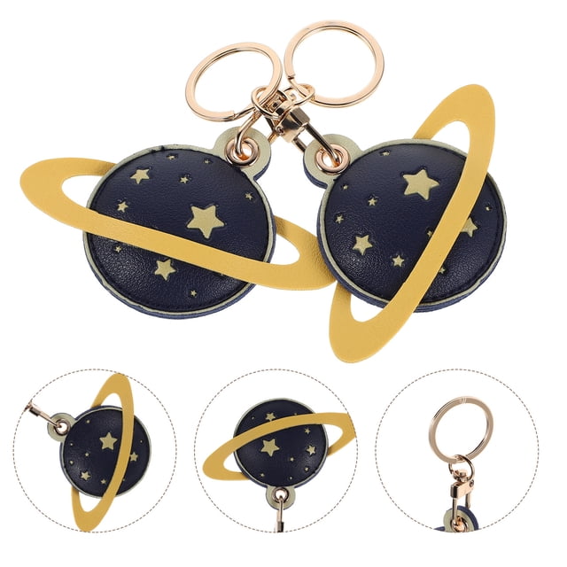 KALLORY 2Ud Charm De En PU Para Llavero Y Portátil De Y Autos