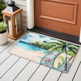 thumbnail image 5 of Summer Beach Entryway Rug 2x3 Area Rug Washable Indoor Doormat Small Bathroom Rugs Non-Slip Low Pile Accent Throw Rugs Tropical Coastal Palm Tree Surfboard Floor Carpet for Kitchen Bedroom Entrance, 5 of 9