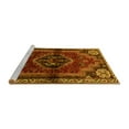 thumbnail image 2 of Ahgly Company Machine Washable Indoor Rectangle Persian Yellow Traditional Area Rugs, 7' x 10', 2 of 4