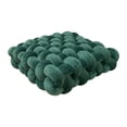 thumbnail image 2 of Cojín de nudo para suelo, regalo para sofá, hogar, sofá, hecho a mano, dormitorio, suave, decorativo Verde, 2 of 9