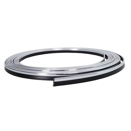 - Chrome 5M 16ft Car Door Panel Edge Gap Strip Moulding Trim Decoration Accessory