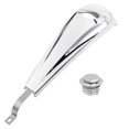 thumbnail image 1 of WOWTK Consola de tablero suave con tapa de gasolina emergente para Harley Touring Electra Glide FLHT Road Glide FLTRX Street Glide FLHX 2008-2022 Cromo, 1 of 5