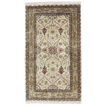 Wahi Rugs Hand Knotted Fine Persian Kashan 3'0"x5'0" -w123