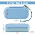 thumbnail image 3 of SHIQI-Case Compatible avec Anker 633/622/621/321 Batterie Magnétique MagGo Chargeur Portable Sans Fil 10K/5K, Support de Rangement pour Baseus 6000mAh pour iPhone Cellulaire Alimentation - Étui Seulement (Bleu), 3 of 4