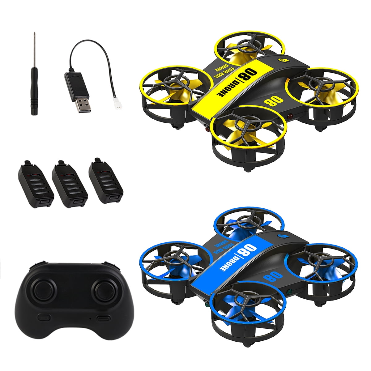 Mini Drone Small Pocket Drone Quadcopter 3D Roll Helicopter Kids Remote Control