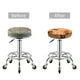 thumbnail image 5 of Balery Hippie Ditsy Floral Fundas de asiento para taburete de bar redondo de tela de terciopelo ajustables que protegen de arañazos y manchas para sillas de 14 a 17 pulgadas.-14 inch, 5 of 7