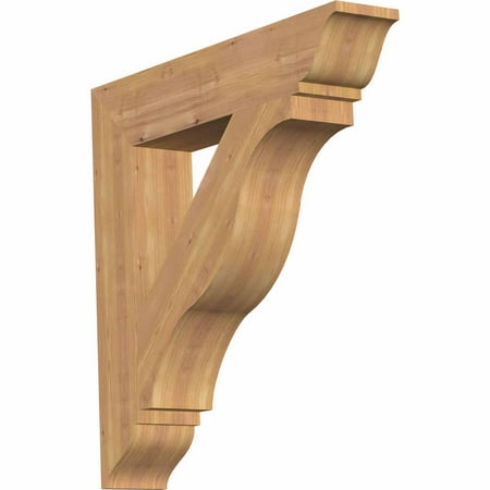 

Ekena Millwork 5 1/2 W x 32 D x 32 H Funston Traditional Smooth Bracket Western Red Cedar