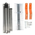 thumbnail image 2 of Thatch Rake,15 Inch Wide Garden Dethatcher Lawn Rakes for Cleaning Dead Grass with Stainless Steel Handle, 19 Steel Tines, Metal Thatching Rake for Yard Loosening Soil, 2 of 7