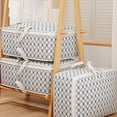 thumbnail image 4 of White Polyester Christmas Storage Bag, Extra-Large Zippered Organizer for Quilts Toys, Waterproof Moving Travel Container, 4 of 7