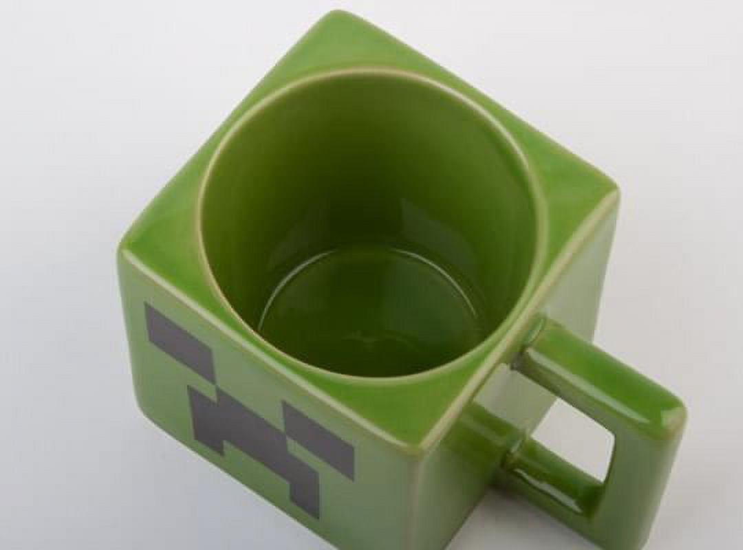 New Minecraft Creeper Face Ceramic Mug Coffee Cup