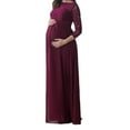thumbnail image 6 of HYwys Pregnant Women s Lace Maternity Dress Maxi Gown Photography Props Party Wedding, 6 of 6