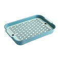 thumbnail image 2 of Small Animal Litter Box with Grid, Pet Potty Training Tray for Rabbits Hamsters Guinea Pigs Hedgehogs Chinchillas Ferrets, Easy Clean Cage Toilet with Splash Guard Fence, Hamster Toilet, Green, 2 of 6