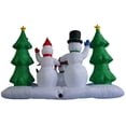 thumbnail image 3 of Impact Canopy Inflatable Outdoor Christmas Decoration, Lighted Snowman Family, 8 Feet Wide, 3 of 7